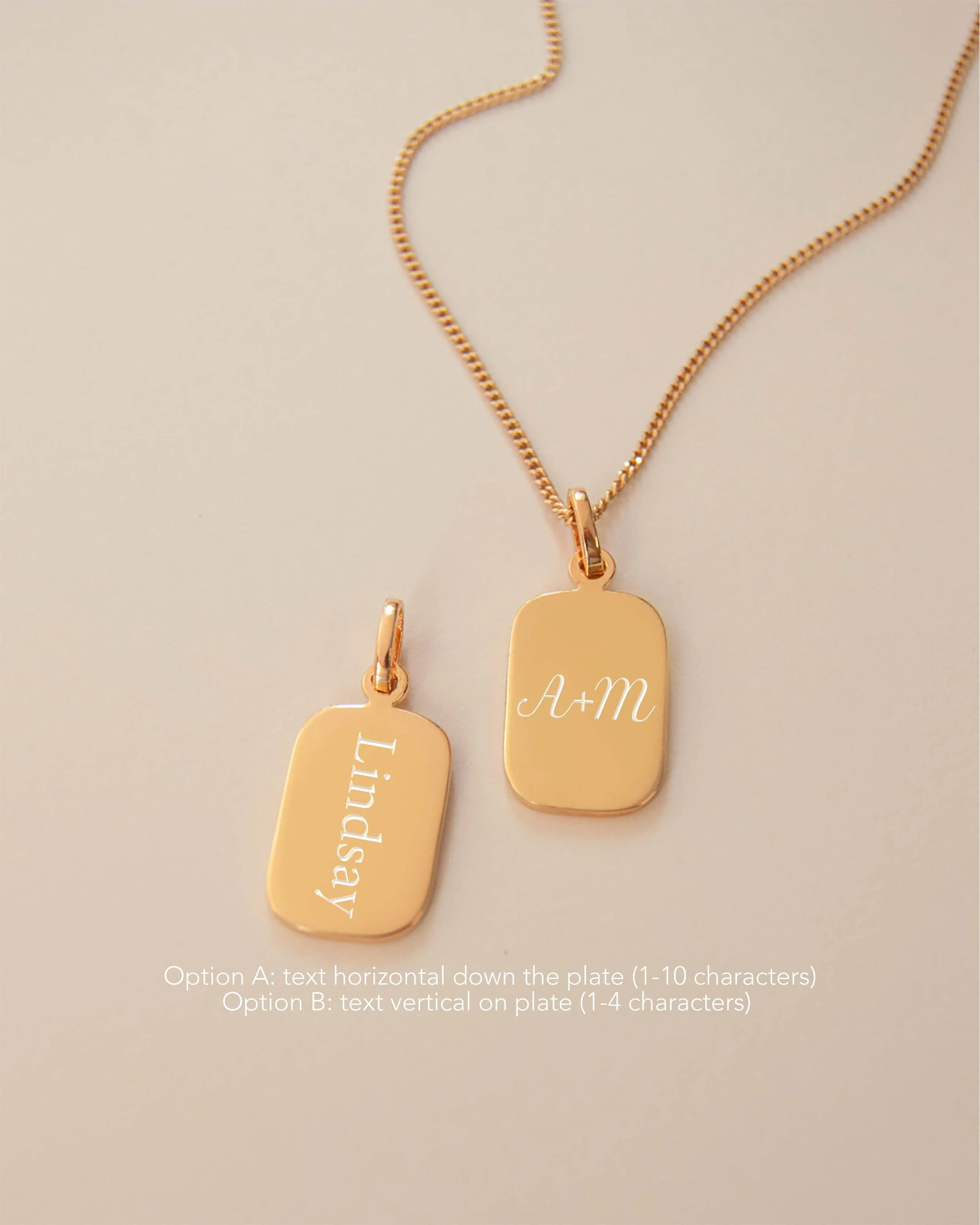 Custom Tag Necklace — Harmony Jewelry & Co